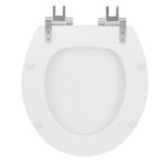 Assento Sanitário Convencional com Soft Close Oval Poliéster Branco Sensea - Imagem 9