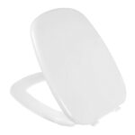 Assento Sanitário Almofadado Formatos Monte Carlo com Fechamento Comum Quadrado Espuma Gelo Astra - Imagem 3