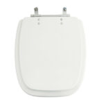 Assento Sanitário Formatos City com Fechamento Comum Oval Resina Branco Policlass