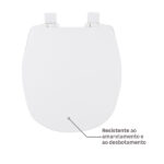 Assento Sanitário Aspen Polipropileno Fechamento Suave Branco Sensea - Imagem 2