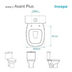 Assento Sanitário Avant Plus Branco Para Vaso Incepa - Imagem 5