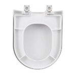 Assento Sanitário Carrara|Duna Polipropileno Fechamento Suave Branco Sensea - Imagem 7