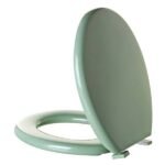 Assento Sanitário Convencional Espuma Verde Claro Fechamento Comum Astra - Imagem 2