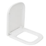 Assento Sanitário Formatos Quadra com Soft Close Quadrado Termofixo Branco Deca