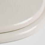 Assento Sanitário Formatos Vogue Plus e Etna com Fechamento Comum Quadrado MDF Creme Sicmol - Imagem 4