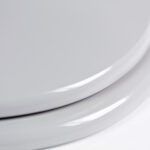 Assento Sanitário Formatos Vogue Plus e Etna com Fechamento Comum Quadrado MDF Cinza Real Sicmol - Imagem 4