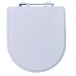 Assento Sanitário Formatos Riviera, Nexo e Smart com Fechamento Comum Quadrado MDF Pergamon Sicmol - Imagem 2