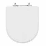 Assento Sanitário Formatos Riviera e Smart com Fechamento Comum Quadrado Poliéster Branco Sensea - Imagem 2