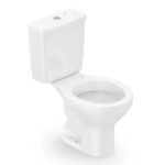 Bacia Com Caixa Acoplada Ecoflush 3/6 Lts Smart Clean Azálea Branco Celite - Imagem 2