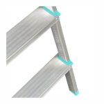 Banqueta Escada Doméstica 3 Degraus Alumínio Gibafér - Imagem 2