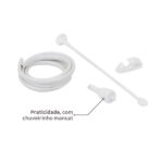 Chuveiro Elétrico Multitemperatura 127V (110V) 5500w Branco Redondo Top Jet Lorenzetti - Imagem 5