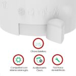 Chuveiro 4 Temperaturas 220V 6800W Branco Moment Zagonel - Imagem 5