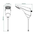 Chuveiro Zagonel Sublime Eletrônica 110v 5500w Branco - Imagem 3