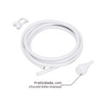 Chuveiro Elétrico Multitemperatura 127V (110V) 5500w Branco Redondo Ideale Plus Zagonel - Imagem 3