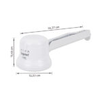 Chuveiro Elétrico Multitemperatura 220V 6800w Branco Redondo Ideale Plus Zagonel - Imagem 6