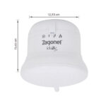 Chuveiro Elétrico Multitemperatura 220V 6800w Branco Redondo Ideale Plus sem Cano Zagonel - Imagem 6