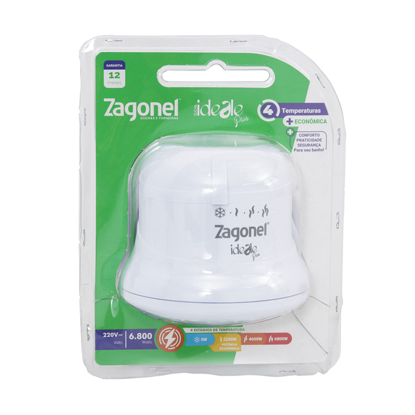 chuveiro_eletrico_220v_6800w_branco_ideale_plus_zagonel_92235584_358b_600x600.jpg Chuveiro Elétrico Multitemperatura 220V 6800w Branco Redondo Ideale Plus sem Cano Zagonel - Imagem 7