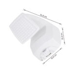 Chuveiro Elétrico Multitemperatura 220V 7500w Branco Quadrado Futura Lorenzetti - Imagem 5