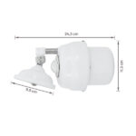 Chuveiro Elétrico Multitemperatura 220V 7800w Branco Redondo Clássica Cardal - Imagem 6