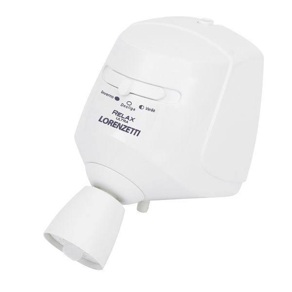 Chuveiro Elétrico Multitemperatura 220V 5500w Branco Redondo Relax Lorenzetti