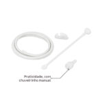 Chuveiro Elétrico Eletrônico 127V (110V) 3500w Branco Redondo com Resistência Blindada Advanced Lorenzetti - Imagem 7