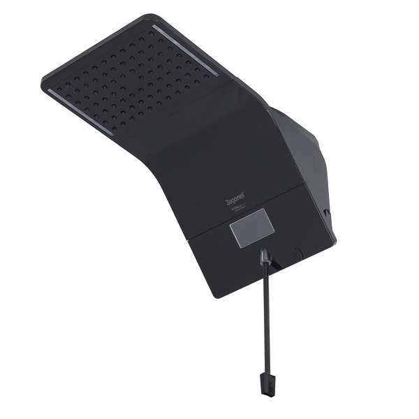 Chuveiro Elétrico Híbrido Eletrônico com Visor Digital 127V (110V) 5500w Preto Quadrado Ducali Premium Digital Zagonel