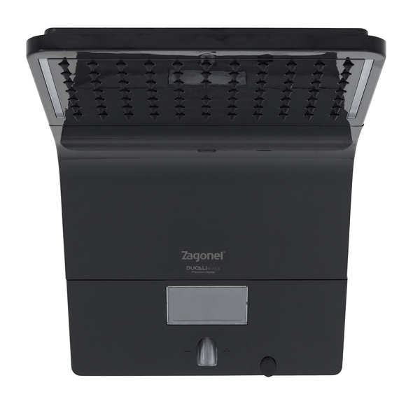 chuveiro_eletrico_eletronico_110v_preto_ducali_premium_zagonel_92242283_e42b_600x600.jpg Chuveiro Elétrico Híbrido Eletrônico com Visor Digital 127V (110V) 5500w Preto Quadrado Ducali Premium Digital Zagonel - Imagem 4