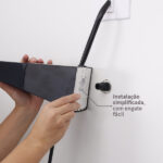 Chuveiro Elétrico Eletrônico com Visor Digital 127V (110V) 5500w Preto Quadrado Polo Plus Hydra - Imagem 3