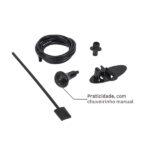 Chuveiro Elétrico Eletrônico com Visor Digital 127V (110V) 5500w Preto Quadrado Polo Plus Hydra - Imagem 5