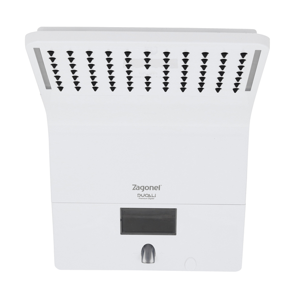 chuveiro_eletrico_eletronico_220_branco_ducali_premium_zagonel_92138095_ad60_600x600.jpg Chuveiro Elétrico Híbrido Eletrônico com Visor Digital 220V 7500w Branco Quadrado Ducali Premium Digital Zagonel - Imagem 4