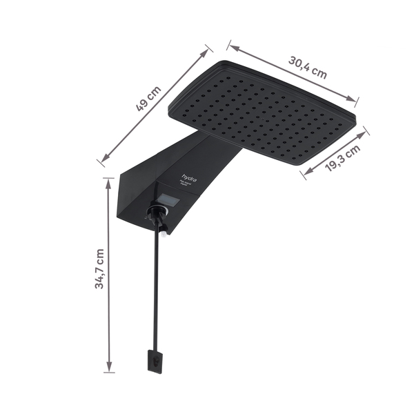chuveiro_eletrico_eletronico_220_preto_polo_plus_hibrido_hydra_89597193_e9d0_600x600.jpg Chuveiro Elétrico Híbrido Eletrônico com Visor Digital 220V 7700w Preto Quadrado Polo Plus Hydra - Imagem 8