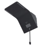 Chuveiro Elétrico Híbrido Eletrônico com Visor Digital 220V 7500w Preto Quadrado Ducali Premium Digital Zagonel