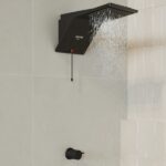 Chuveiro Elétrico Eletrônico 220V 7500w Preto Quadrado Ducali Zagonel - Imagem 2