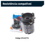 Chuveiro Elétrico Multitemperatura 127V (110V) 5400W Branco Super Ducha Quattro Fame - Imagem 7