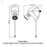 Chuveiro Eletrico Zagonel Move 5500w X 127v - Imagem 10