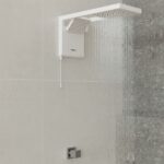 Chuveiro Elétrico Eletrônico 127V (110V) 5500w Branco Quadrado Acqua Duo Ultra Lorenzetti - Imagem 2