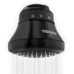 Chuveiro Elétrico 127V (110V) 5400W Preto Redondo Faminho 4T sem Cano Fame - Imagem 2