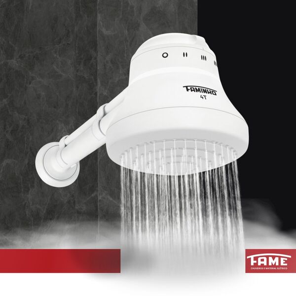 chuveiro_eletronico_220v_6800w_branco_faminho_4t_fame_92355522_d751_600x600.jpg Chuveiro Elétrico 220V 6800W Branco Redondo Faminho 4T Fame - Imagem 4