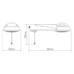 Chuveiro Eletrônico 220V 6800W Preto Redondo Elegance Fame - Imagem 4