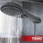 Chuveiro Eletrônico 220V 6800W Preto Redondo Elegance Fame - Imagem 5