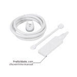 Chuveiro Elétrico Eletrônico 220V 7800w Branco e Cromado Quadrado Acqua Duo Ultra Lorenzetti - Imagem 10