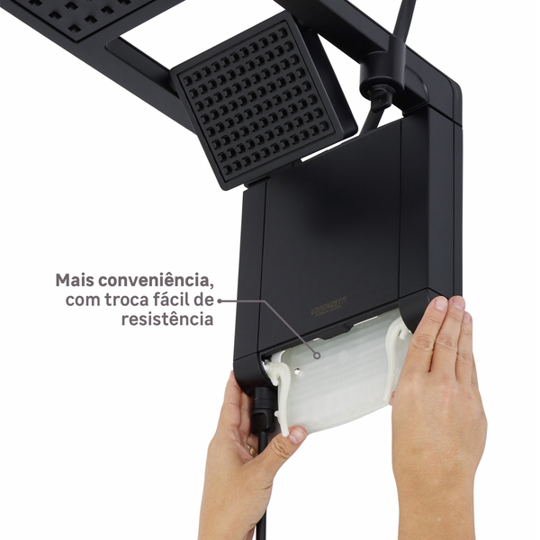 chuveiro_eletronico_220v_7800w_acqua_duo_lorenzetti_92096592_3be8_600x600.jpg Chuveiro Elétrico Eletrônico 220V 7800w Preto Fosco Quadrado Acqua Duo Ultra Lorenzetti - Imagem 4