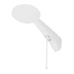 Chuveiro Elétrico Eletrônico 220V 7500w Branco Redondo com Pressurizador Advanced Lorenzetti