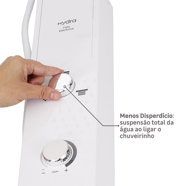 chuveiro_eletronico_220v_branco_e_cromado_falls_hydra_91951741_90c7_600x600.jpg Chuveiro Elétrico Eletrônico 220V 7700w Branco e Cromado Quadrado Falls Hydra - Imagem 7