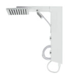 Chuveiro Elétrico Eletrônico 220V 7700w Branco e Cromado Quadrado Falls Hydra - Imagem 2