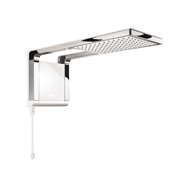 Chuveiro Eletrônico 127V (110V) 5500W Branco e Cromado Acqua Storm Lorenzetti