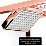 Chuveiro Lorenzetti Eletrônico Branco/Rose 220v - 7800w Acqua Duo - Imagem 10