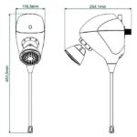 Chuveiro Zagonel Move Eletrônico Branco - Imagem 7