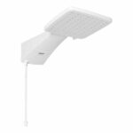 Chuveiro Elétrico Eletrônico 127V (110V) 5500W Branco Quadratta Eletrônica Zagonel