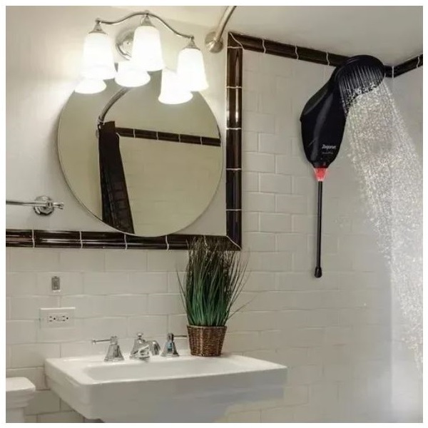 Chuveiro Zagonel Sublime Eletronica Black 7500w X 220v - Imagem 3